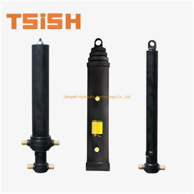 Single Acting Telescopic Hydraulic Cylinder with Jack Stroke