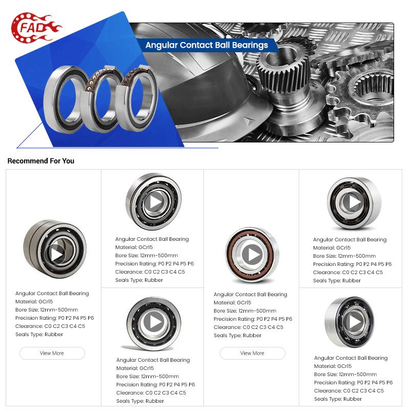 Xinhuo Bearing China Sealed Cylindrical Roller Bearings Suppliers Auto Part motorcycle Spart Wheel Bearing China Manufacturer Deep Groove Ball Bearing 7305AC