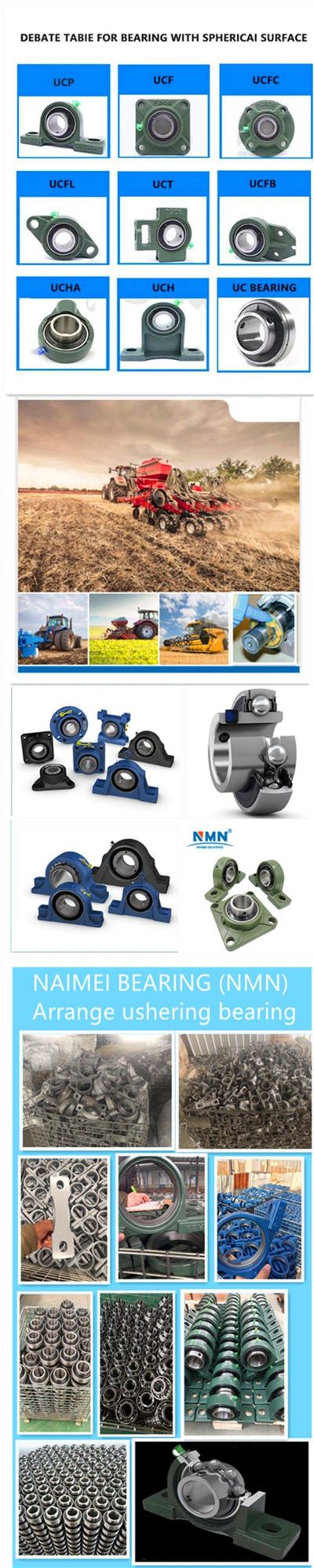 Hot Sale Precision Nmn Pillow Block Bearing UCP205 Stainless Steel Pillow Block Bearings