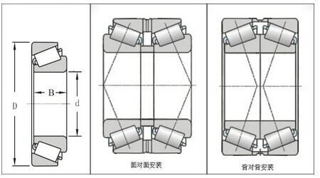 High-Quality Tapered Roller Bearing 220*340*76mm 32044/Df