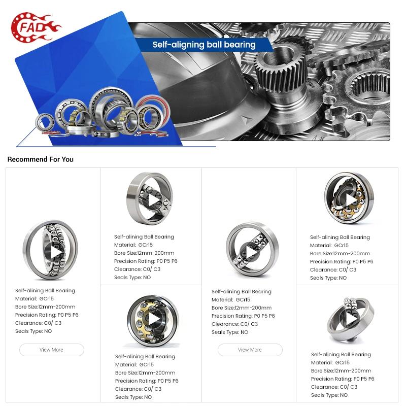 Xinhuo Bearing China Stainless Steel Ball Bearing Product 3205 2RS 2216K Double Row Selfaligning Bearing