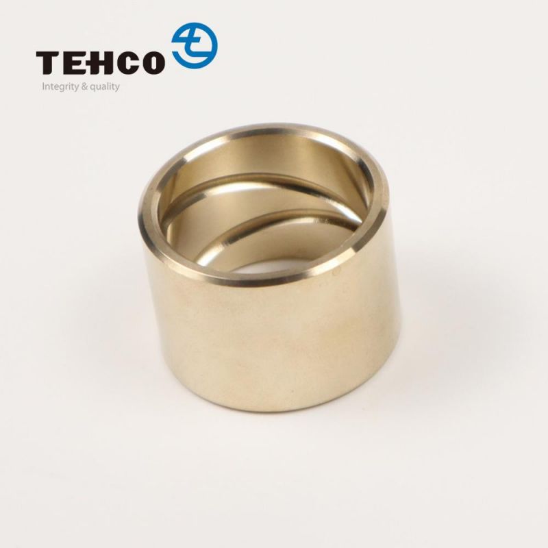 TCB800 Casting Bronze Bushing Made of CuZn25Al5Mn4Fe3 by Casting Technique with Various Kinds of Oil Grooves for Rolling Machine