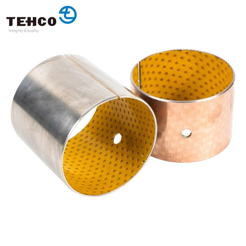 DX Self-lubricating Bear Bushing Composed of Steel Backing Bronze Powder and POM Oilless Sleeve Forming Machine Tools Bushing.