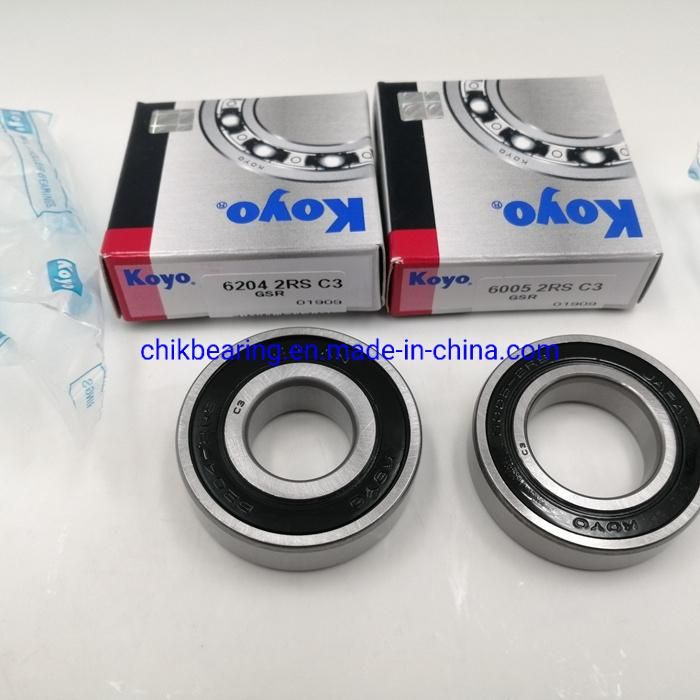 Chik Deep Groove Ball Bearing Chrome Steel Gcr15 Hub Bearing (6204 2RS ZZ OPEN)