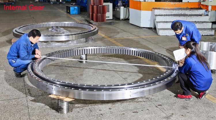 112.50.4000 4226mm Single Row Crossed Cylindrical Roller Slewing Bearing with External Gear