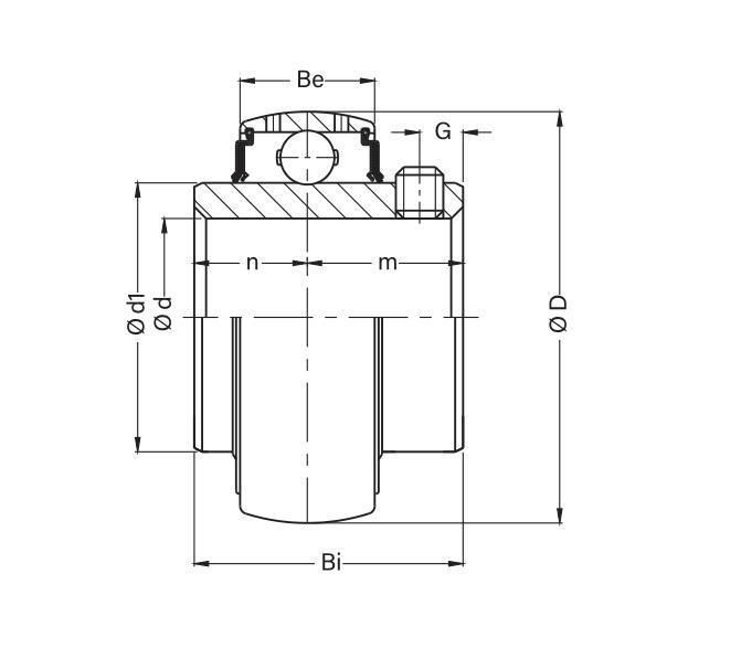 Spherical Insert Agriculture Ball/ Insert Ball Bearing/Pillow Block Bearing Er213, UC, Ug, SA, Sb, Yar, Ew, Ub, En, Ubr