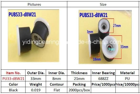 Window and Door Roller Bearing Plastic Pulley Bearing 30*8*22mm