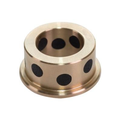 JDB Oilless solid lubricating Flange Sleeve Bearing Bushing