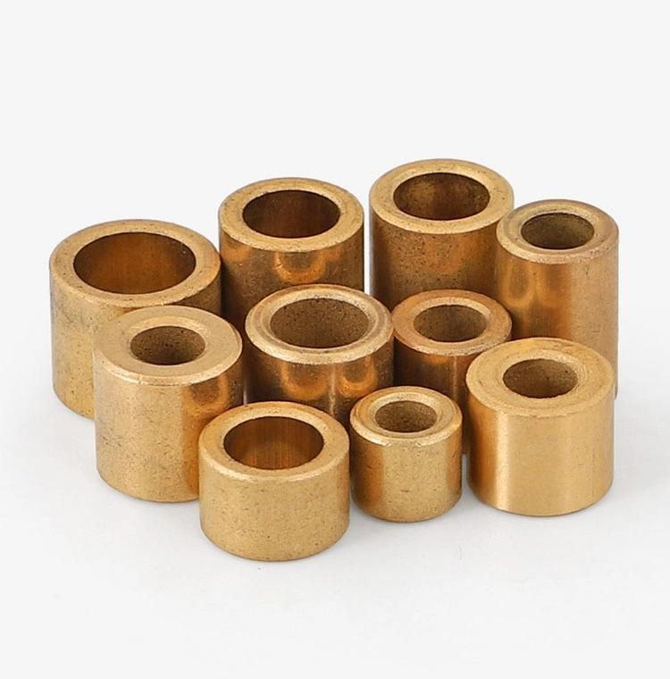 Oil Sintered Fan Bushing Made of Cu663 Bronze Powder with Spherical/Sleeve/Flange Style to Choose for Home Electric Machine.