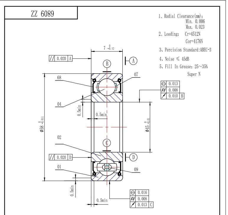 UCP207 UCP208 UCP209 Chrome Steel Pillow Block Ball Bearing