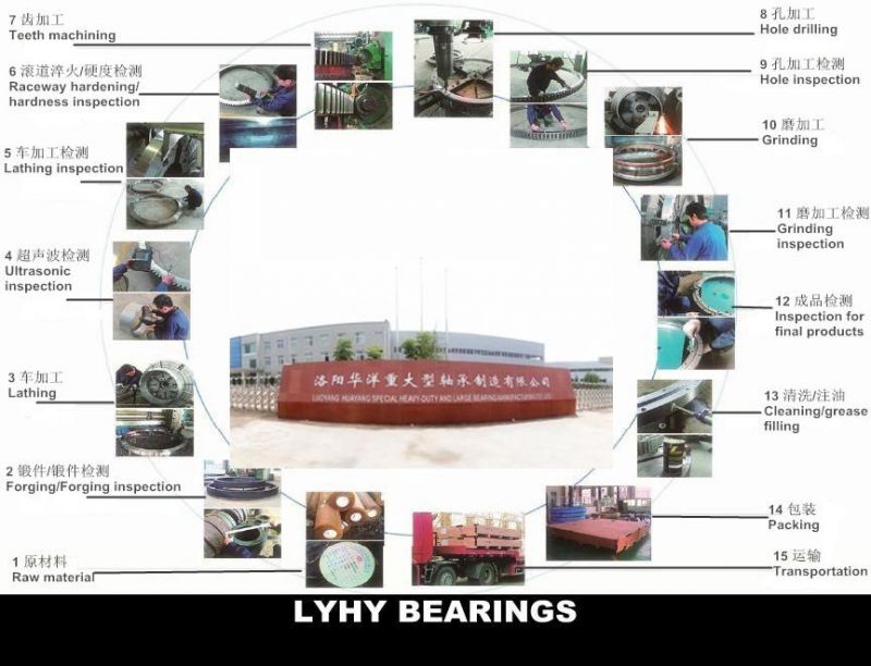 Internal Gear Slewing Ring Bearing 1078DBS101y  Rotary Bearing