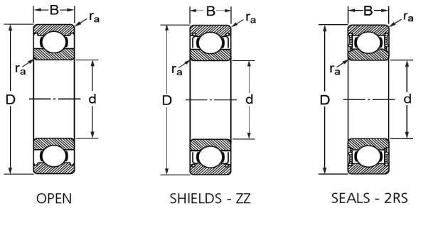 DIN625-1 62200 Added Thickness Deep Groove Ball Bearing for Transmission Agricultural Engineering Machinery