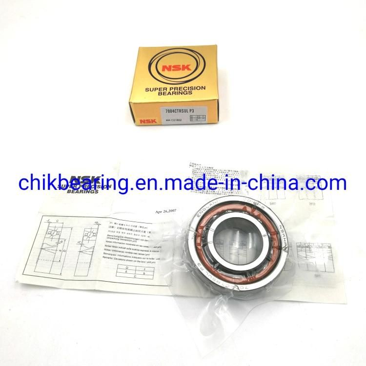 Auto Bearing Auto Parts 7000b 7001b 7002b 7003b 7004b 7005b Angular Contact Ball Bearing 7000c 7001c 7002c 7003c 7004c 7005c for NSK Ball Bearing