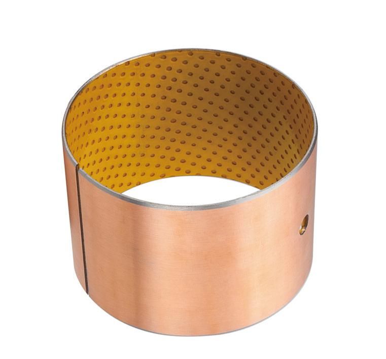 Oilless Self Lubrication DX SF-2 P20 Steel Base Sintered Bronze Layer POM Coating Bushing Car Bushing Washer Type