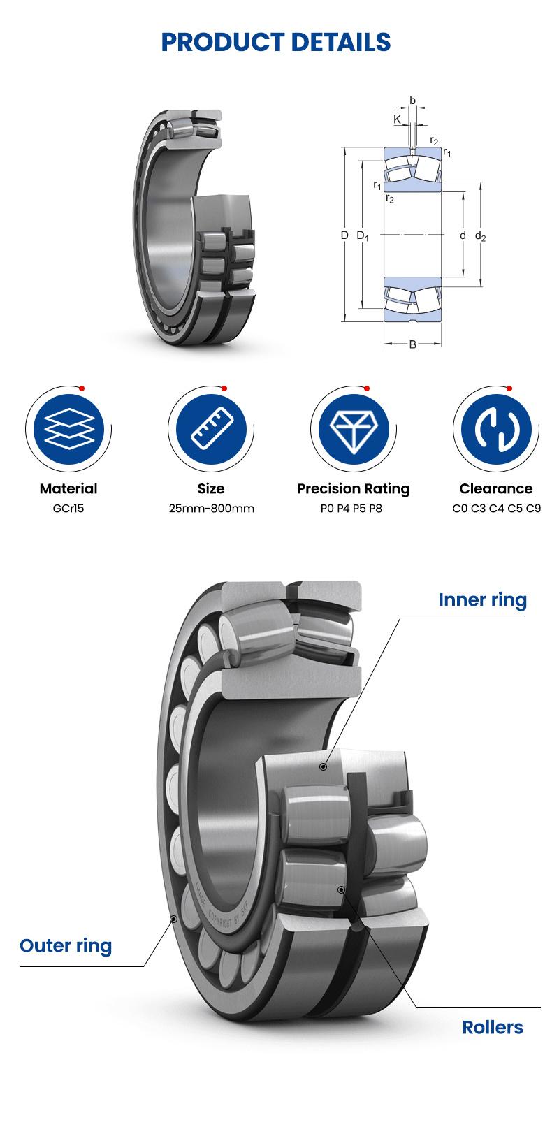 Xinhuo Bearing China 30205 Bearing Wholesale 16mm Ball Bearing P0 Precision Rating Spherical Roller Bearing