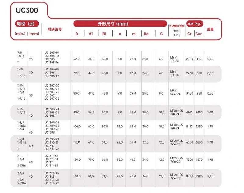 Insert Bearing P6 UC208