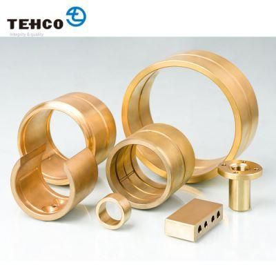 TCB800 Casting Bronze Bushing Made of CuZn25Al5Mn4Fe3 by Casting Technique with Various Kinds of Oil Grooves for Rolling Machine