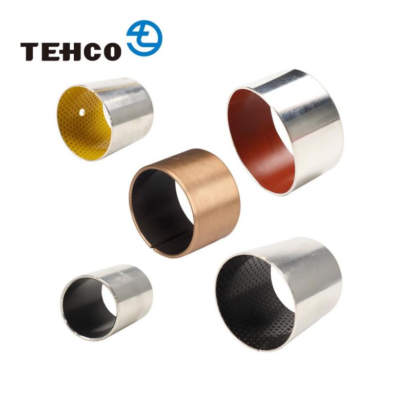 Oilless Self Lubrication DX SF-2 P20 Steel Base Sintered Bronze Layer POM Coating Bushing Car Bushing Washer Type