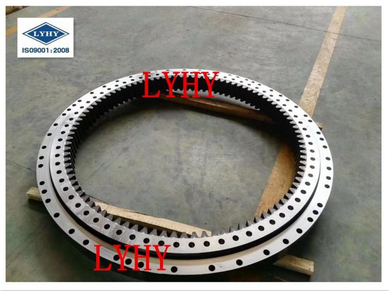 Lyhy Double Row Ball Slewing Bearings Slewing Ring Bearings with Internal Teeth VI125b01