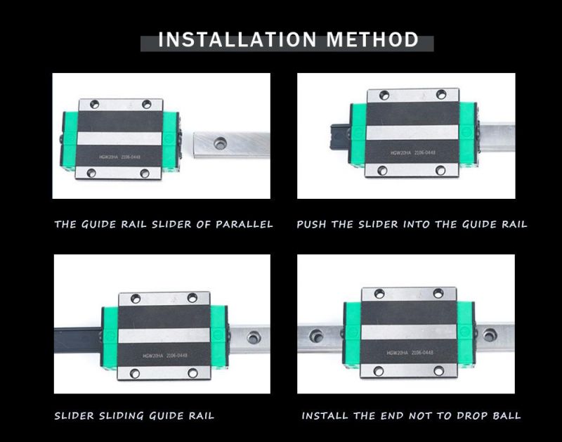 Egw25ca (flange) Convenient Installation, High Efficiency and Low Resistance Linear Guide