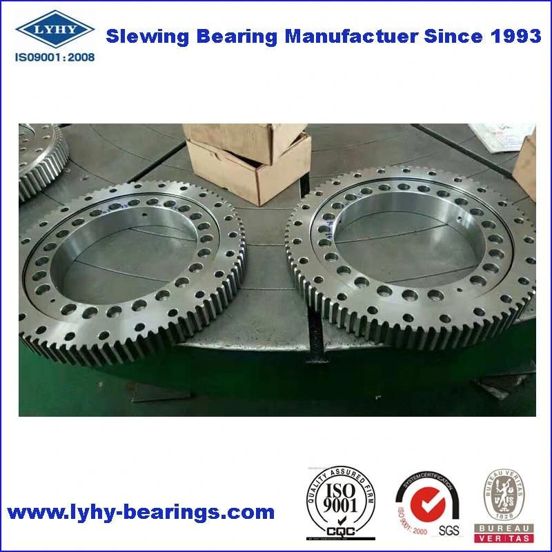 Double Row Ball Slewing Beairngs Turntable Bearings Without Teeth Vs061b00