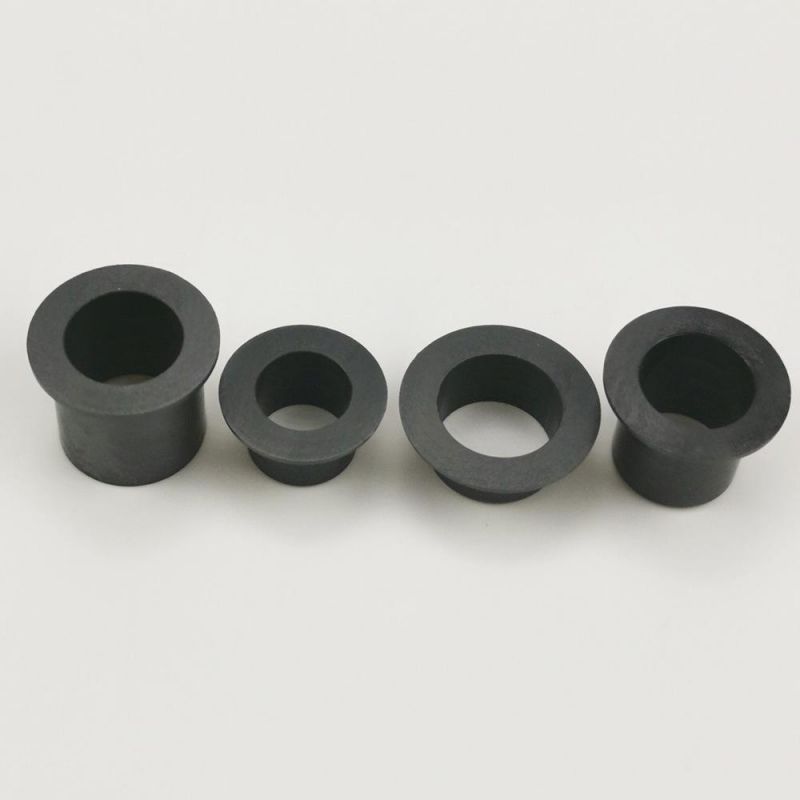 High Precision CNC Machining Nylon Plastic Insulator Flange Bushing