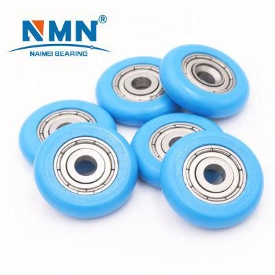 Nylon R Groove Flat Pulley Wheel 625zz Nylon Ball Bearing for Drawer Rollers