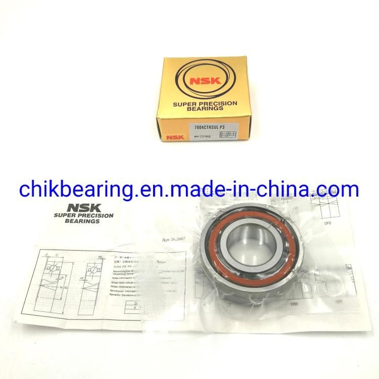 Auto Bearing Auto Parts 7000b 7001b 7002b 7003b 7004b 7005b Angular Contact Ball Bearing 7000c 7001c 7002c 7003c 7004c 7005c for NSK Ball Bearing