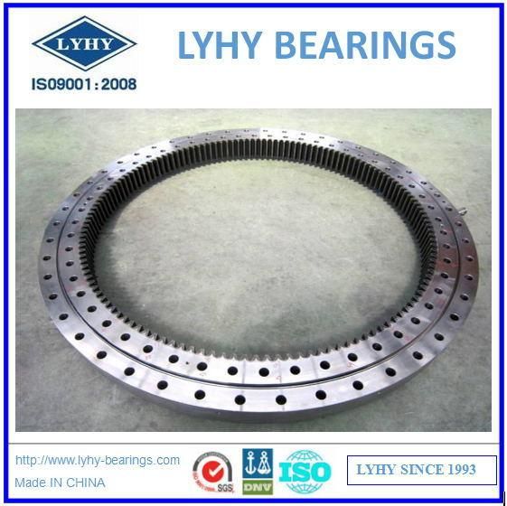 Lyhy Four Contact Ball Slewing Bearings Truntable Bearings with Internal Gear 2di. 095.10