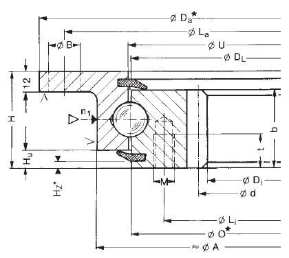 Light Bearing Slewing Ring Bearing Turntable Bearing Ball Bearing Internal Gear Bearing Flanged Bearing 232.20.0800.013