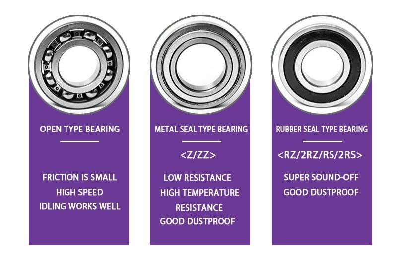 6018 6019 6020 Series Zz 2RS Open Deep Groove Ball Bearing