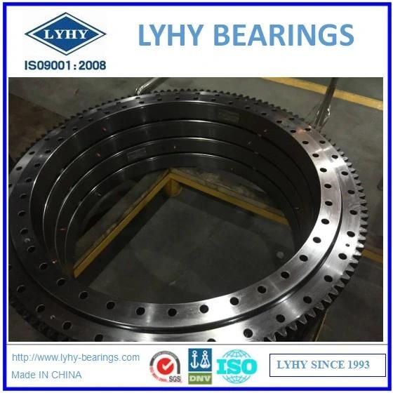 Lyhy Single Row Ball Slewing Bearings Turntable Bearings with External Teeth Mte-730t