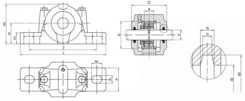 NTN NSK Koyo Urb Zkl High Quality Auto Spherical Tapered Thrust Cylindrical Needle Roller Deep Groove Ball Housing Sn 512 Plummer Block Bearing Housing Sn512