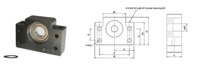 Factory Direct High Precision Bearing Housing for Ball Screw