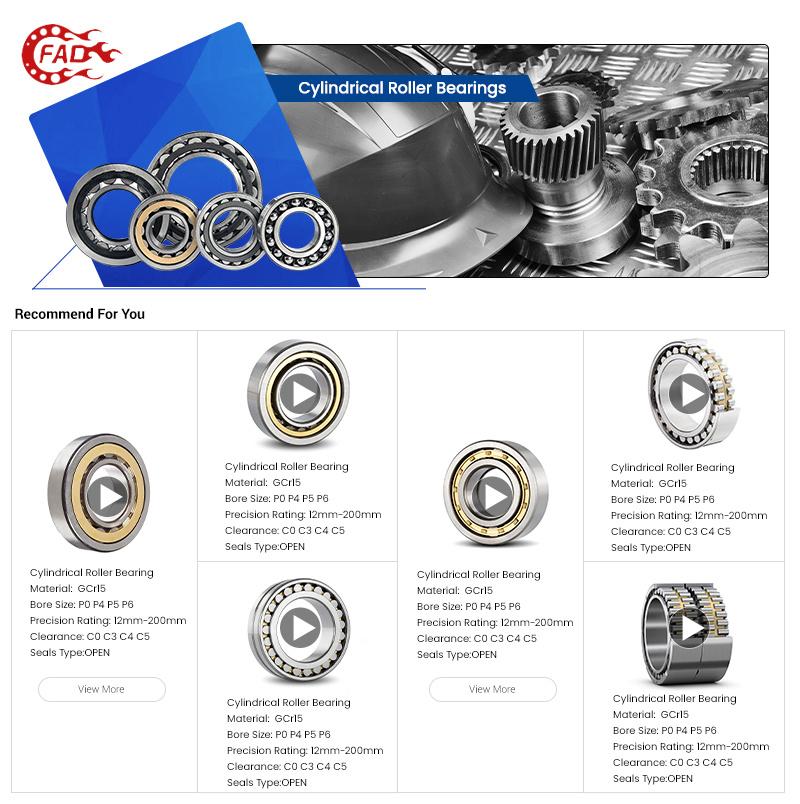 Xinhuo Bearing China Cylindrical Bearing Rollers Manufacturers 6805 2RS Nu1028m Full Complement Cylindrical Roller Bearings