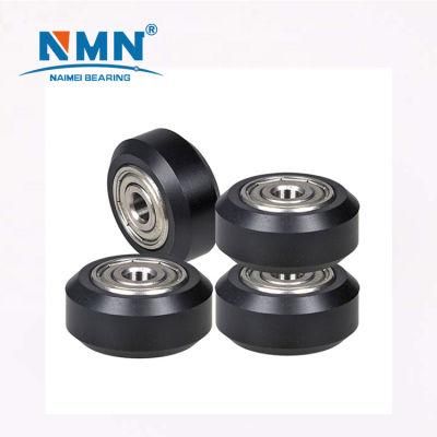 Plastic Wheels with Bearing Idler Pulley Gear Passive Round POM V Wheel for V-Slot 625zz Mr105zz