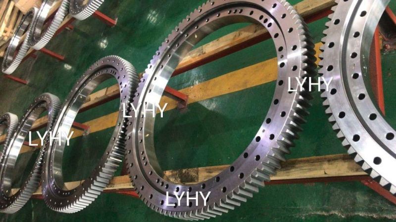 Cross Roller Swing Bearing External Gears Slewing Rings Bearings Rotek Toothed Gearing Turntable Bearings (R11-71E3) for Tower Cranes