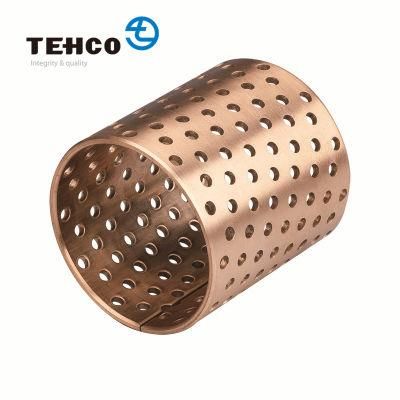 OEM Wrapped CuSn8P Copper Bearing Supplier Rolled Copper Sliding Sleeve Bearing FB092 Rolled Bronze Bushing