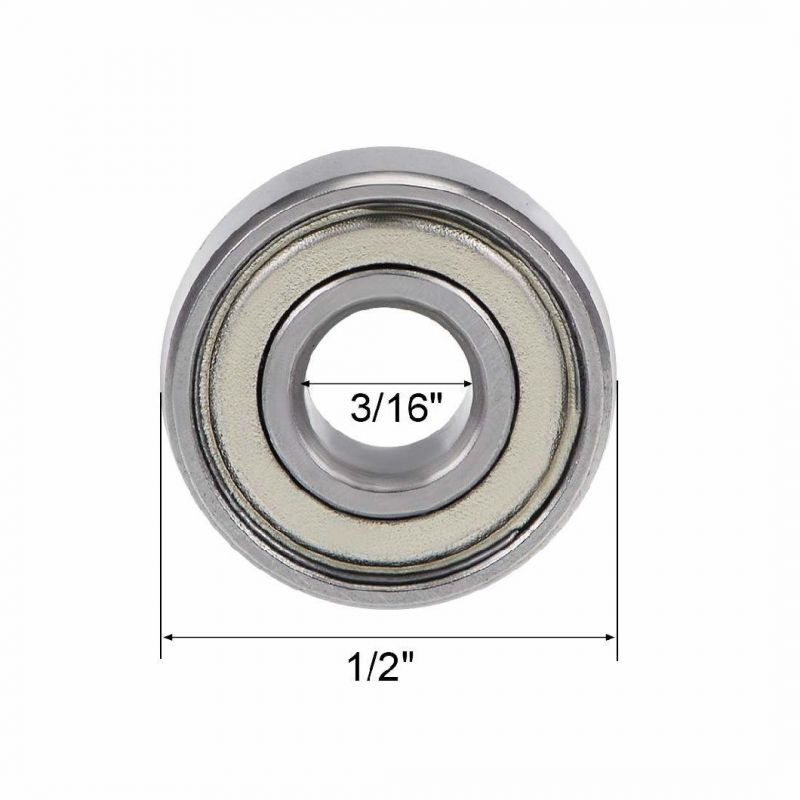 R3-Zz Bearing 3/16"X1/2"X10/51" Miniature Ball Bearing Double Metal R3zz Radial Ball Bearing