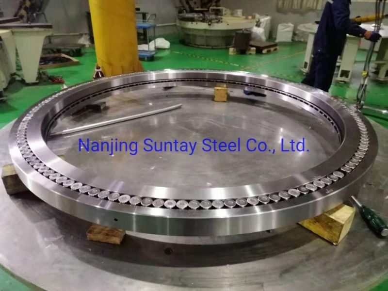 Small Tower Crane Slewing Ring Bearing, Trailer Ball Bearing Turntable Slewing Ring 014.30.560