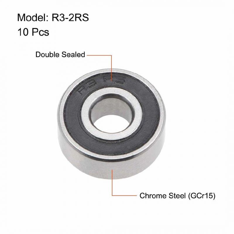 R3-2RS Deep Groove Ball Bearing 3/16-Inchx1/2-Inchx0.196-Inch Sealed Z2 Level Bearing