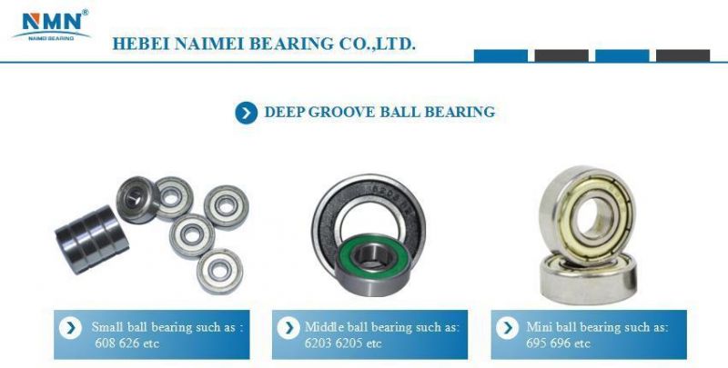 Nmn Deep Groove Ball Bearing /6000 2RS/ISO Bearings/Ball Bearings