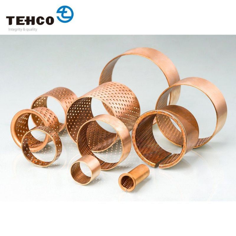 Customized High Quality Stable Bushes wrapped  bronze Bearing Steel Sleeve bushing Bronze Bushing