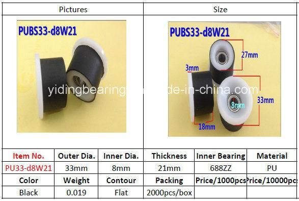 POM Plastic Nylon Coated Window Door Bearing 608zz 31*8*15mm BS31-D8w15