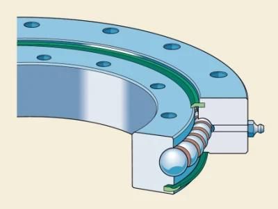 Ball Slewing Ring Bearing 9o-1b20-0289-0295-3 Turntable Bearing Withour Gear