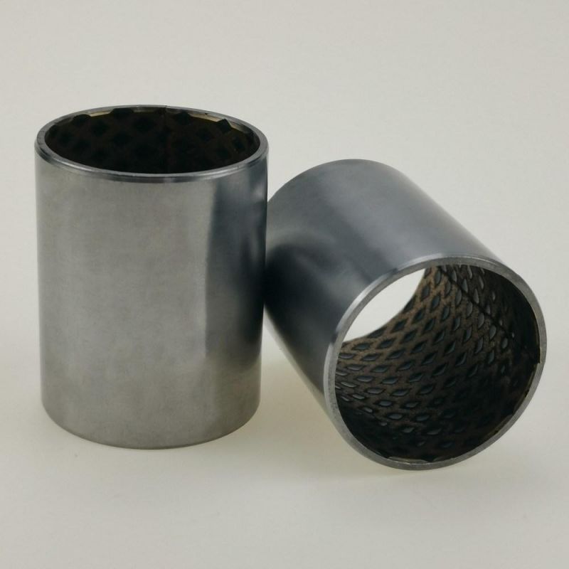 Factory Customized Bimetal Bush Oilless Bearing for Starter Motor Drawing Custom Steel Bushing