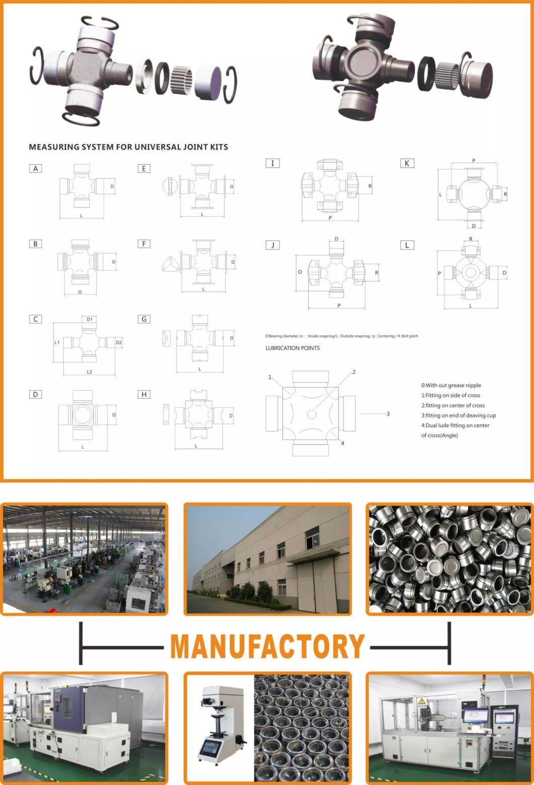 Truck Spare Parts Double Steering Universal Cross Joint