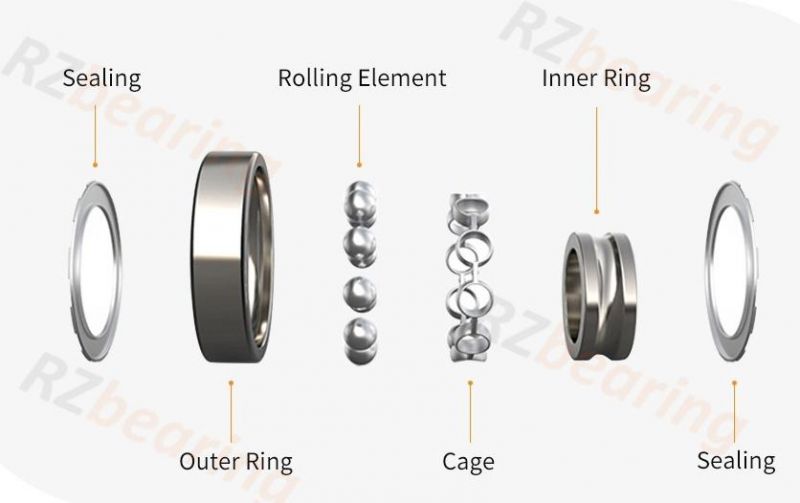 Bearing Motorcycle Parts Auto Parts Deep Groove Ball Bearing 6206 China Factory Bearing