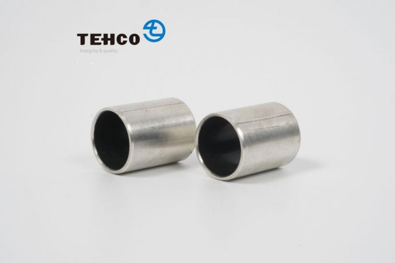 TCB100 Steel DU Sleeve Self Lubricating Oilless Metal PTFE Bush DIN1494 Standard Print Machine Oil Sliding Pap Bushing Bearing