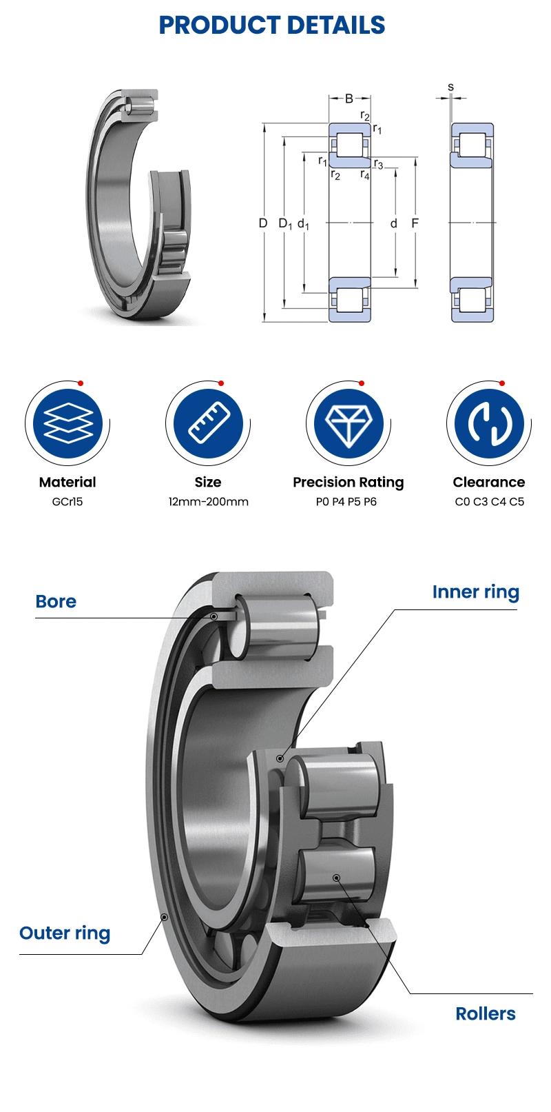 Xinhuo Bearing China 6003 Bearing Manufacturing 6005 2RS Nu315e Four Row Cylindrical Roller Bearings